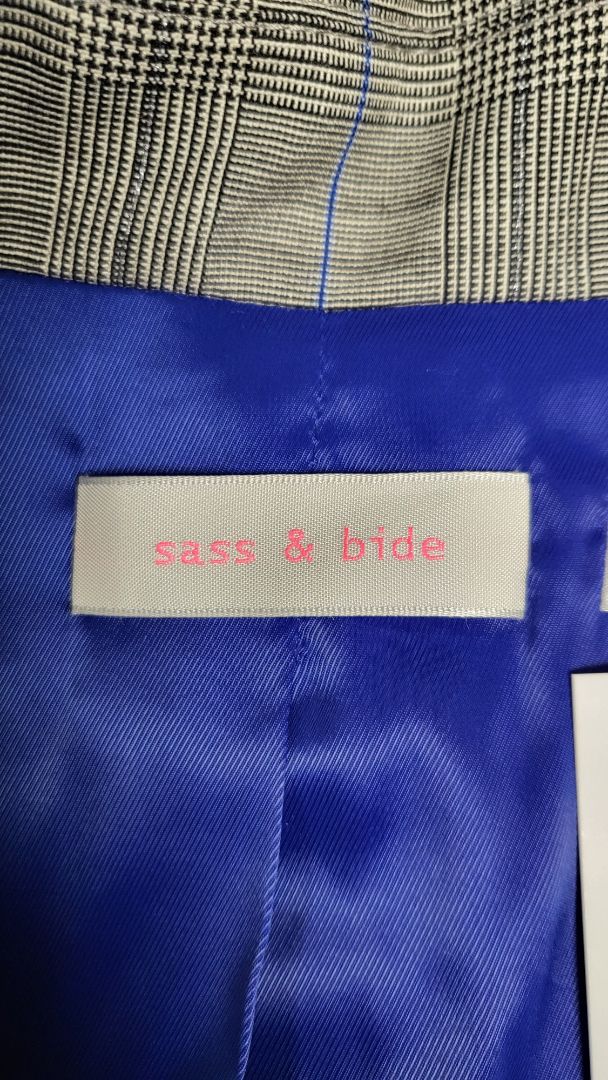 Sass & Bide Check Just Like Heaven Blazer (8)