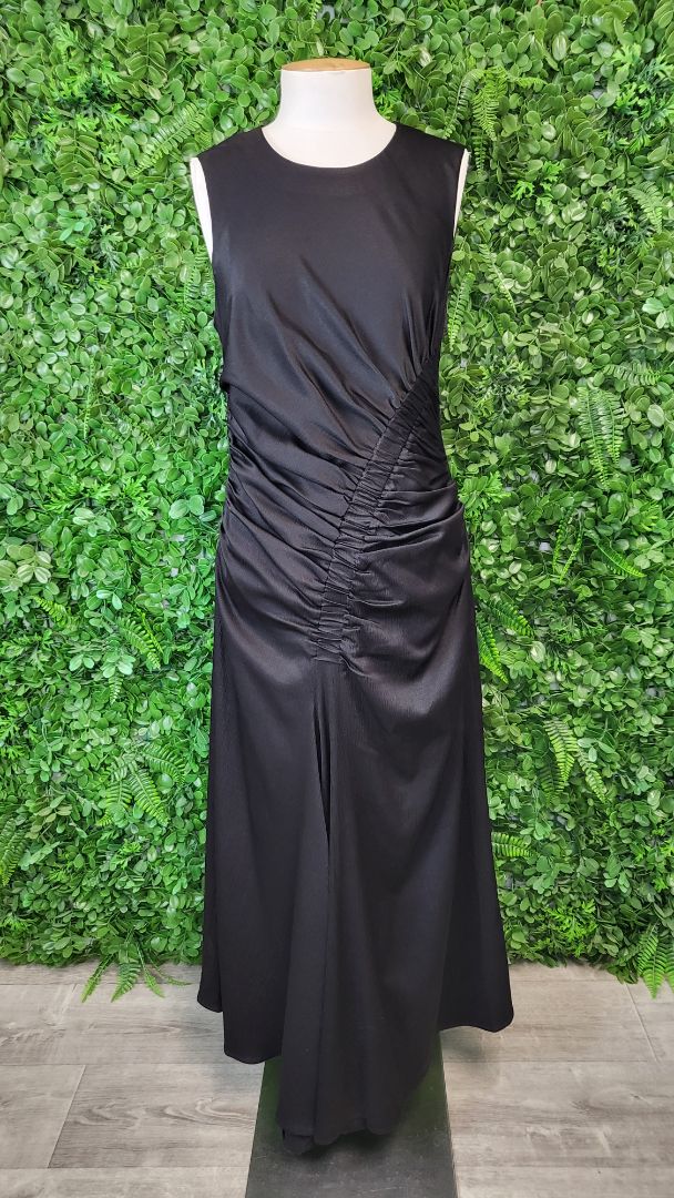 Esmaee Black Ruched Dress (12)