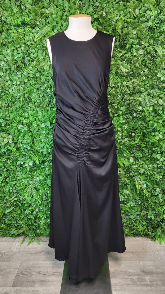 Esmaee Black Ruched Dress (12)