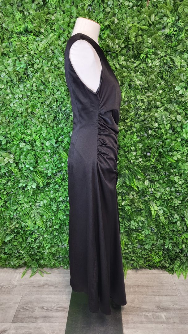 Esmaee Black Ruched Dress (12)