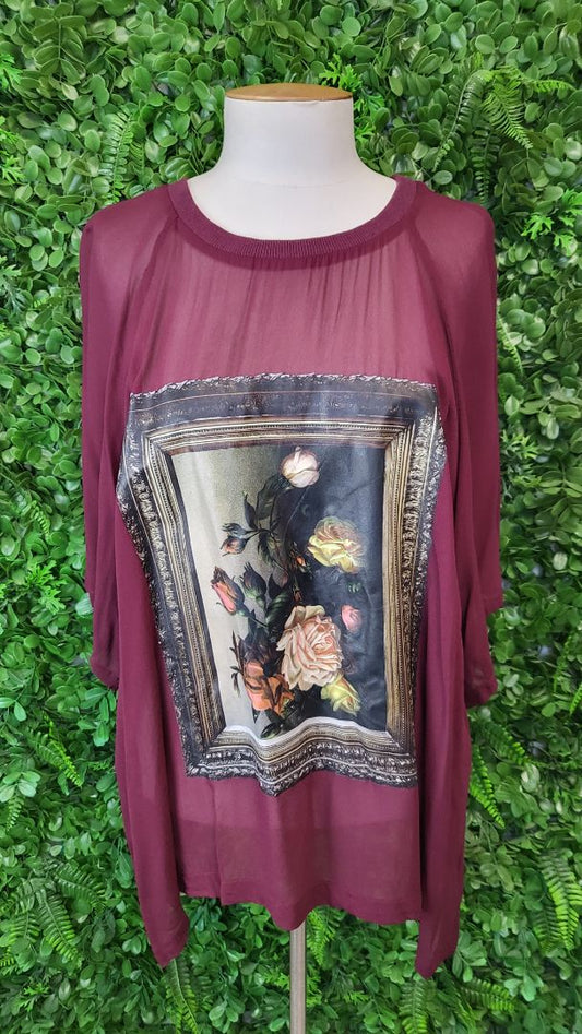 Curate Burgundy Picture Perfect Top (16)