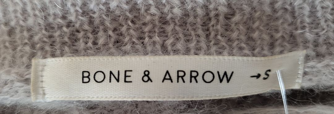 Bone & Arrow Silver Grey Longline Knit (10-12)