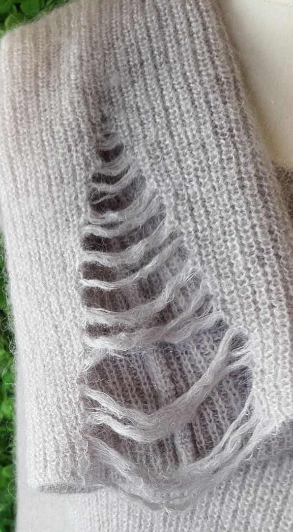 Bone & Arrow Silver Grey Longline Knit (10-12)