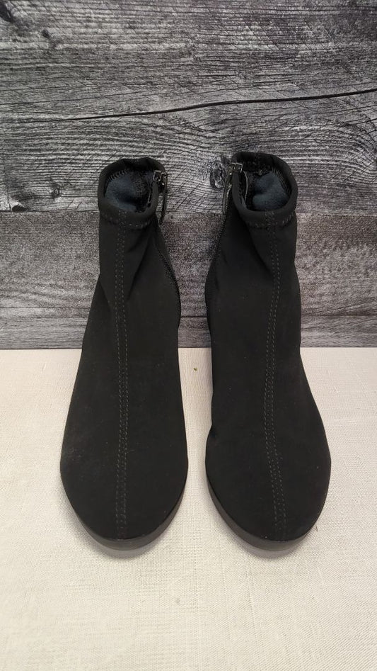 Paula Ryan Black Wedge Boot (37)