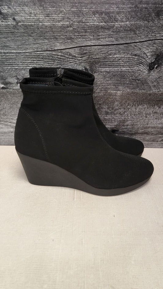 Paula Ryan Black Wedge Boot (37)