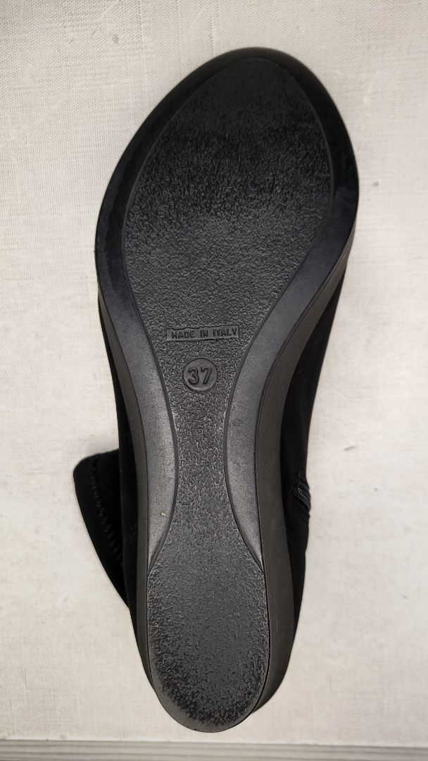 Paula Ryan Black Wedge Boot (37)