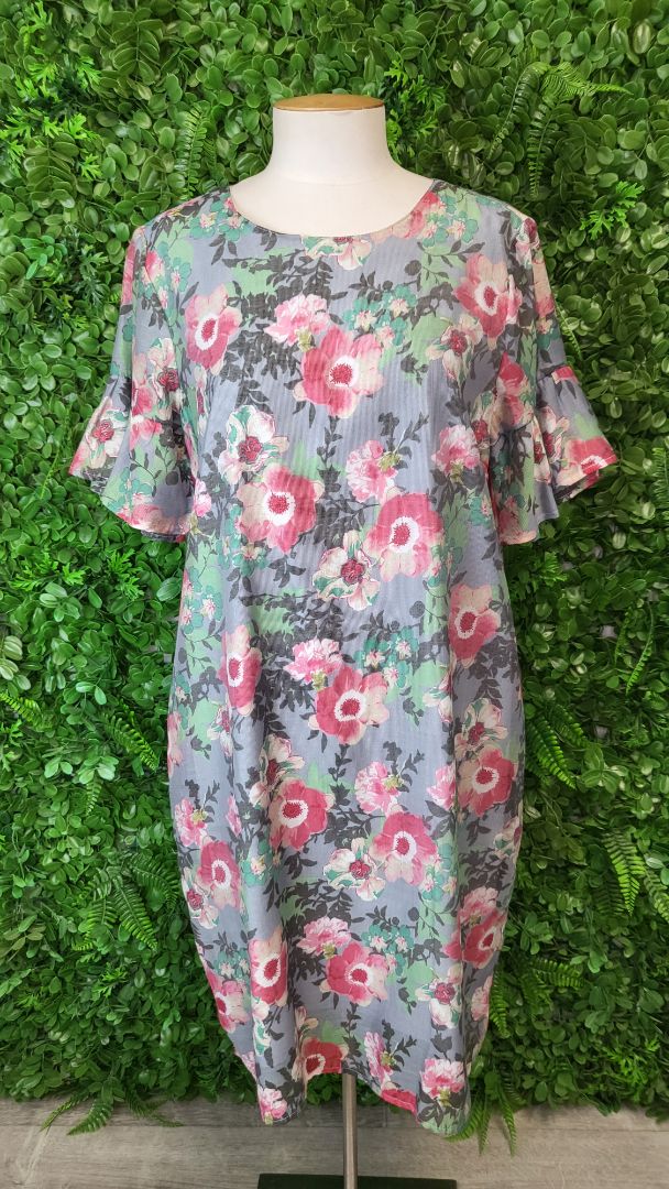 Siren  Floral Shift Dress BNWT (14)