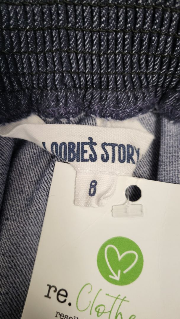 Loobies Story Blue Denim Tiered Skirt (8)