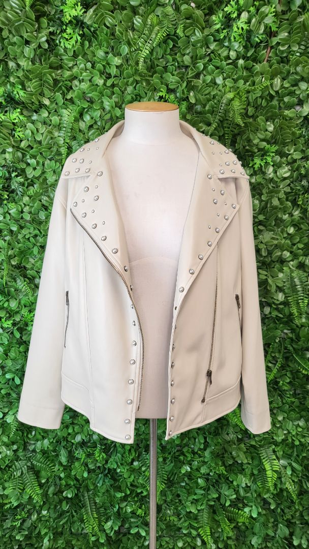 Motto Cream Biker Jacket (12)