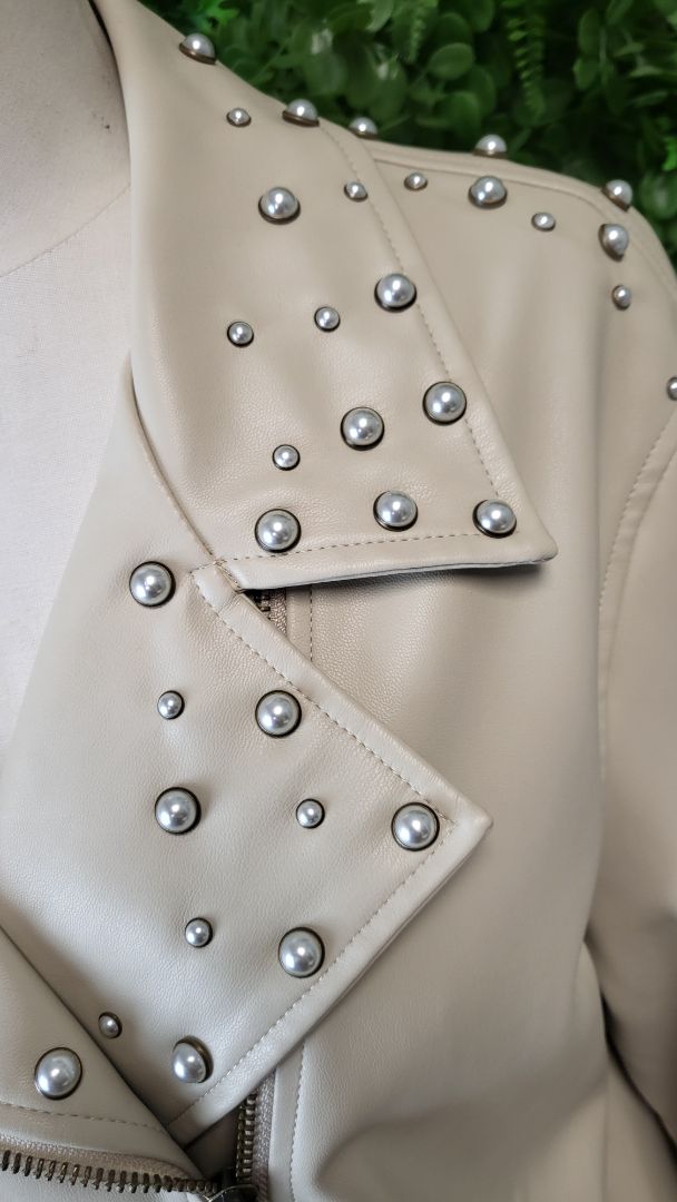 Motto Cream Biker Jacket (12)
