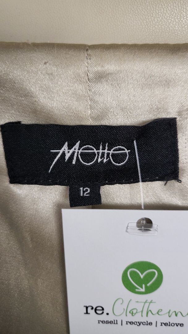 Motto Cream Biker Jacket (12)