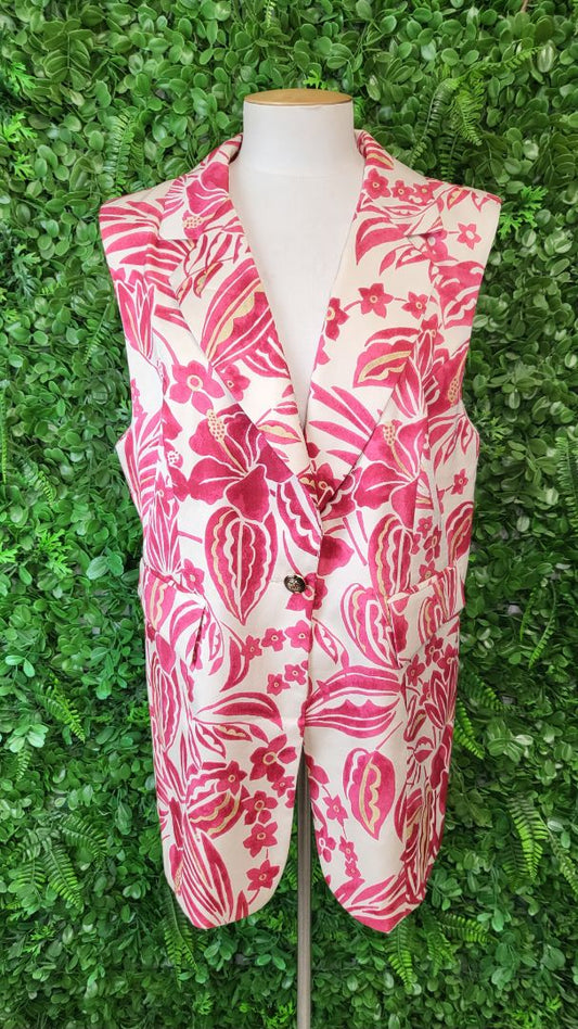 Motto Print Sateen Vest (14)
