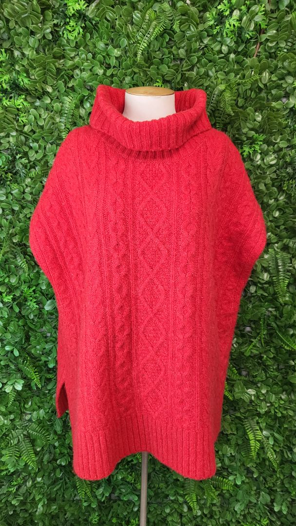 Virtuelle Red Rolled Neck Knit (20)