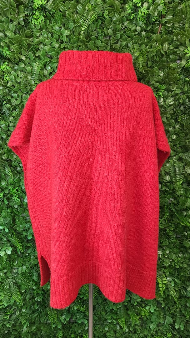 Virtuelle Red Rolled Neck Knit (20)