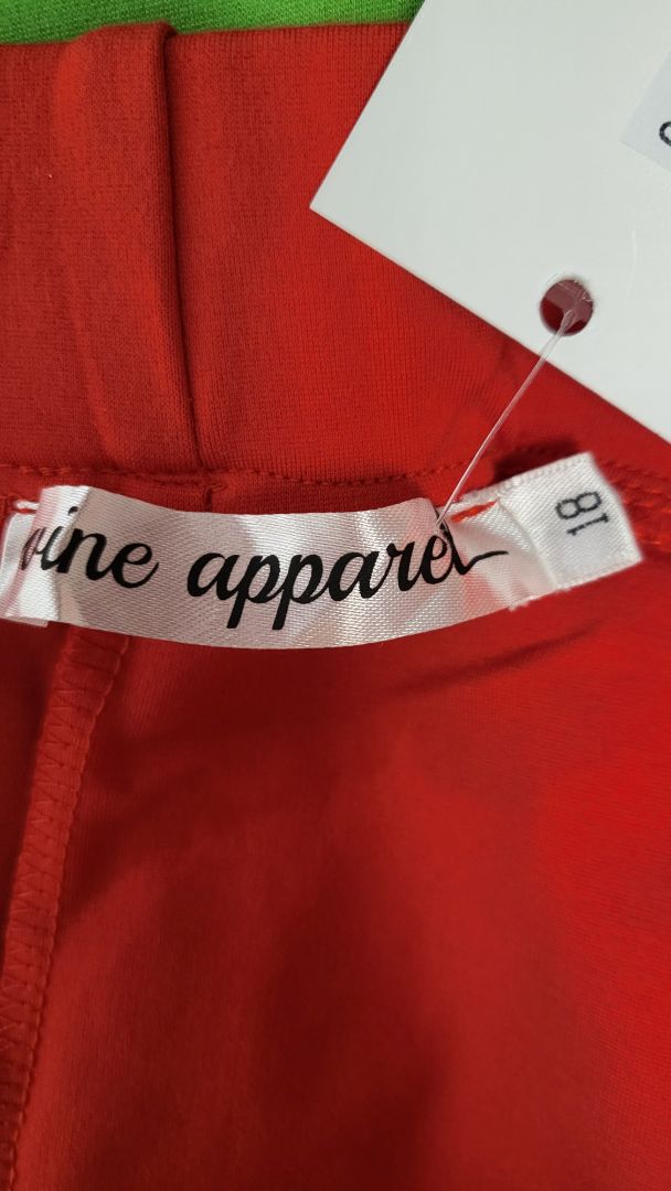 Vine Apparel Red Stripe Leg Pant (18)