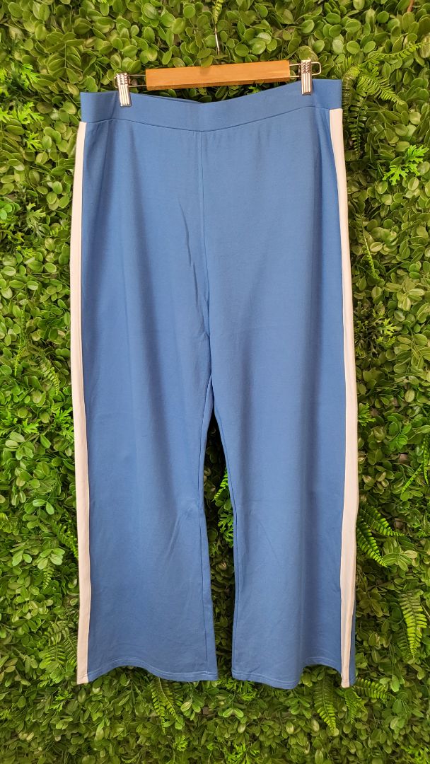 Vine Apparel Blue Wide Leg Pant (18)