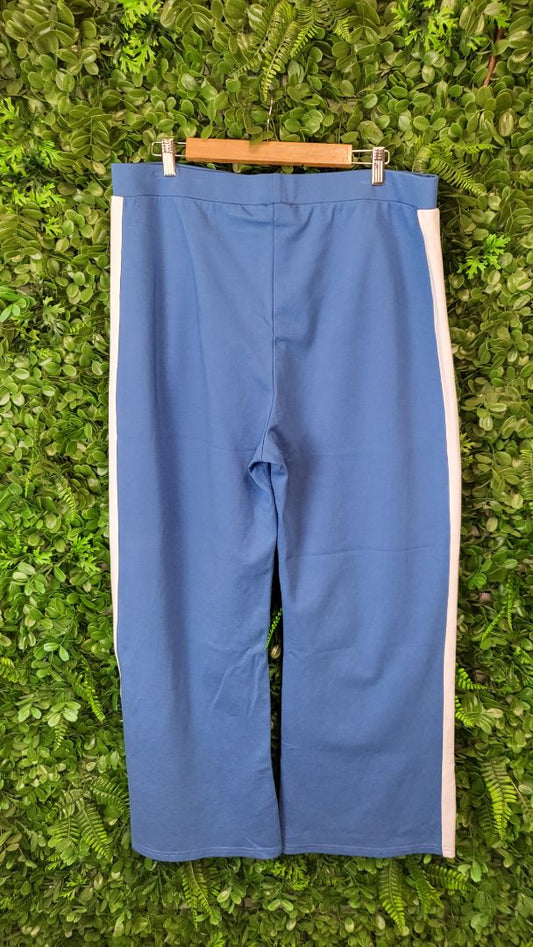 Vine Apparel Blue Wide Leg Pant (18)
