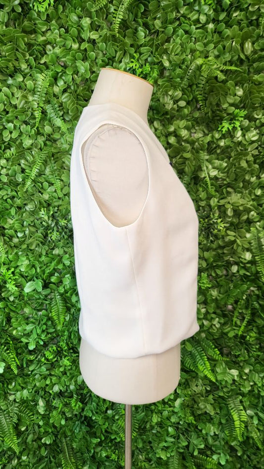 Pierre Cardin Cream Waistcoat (10)