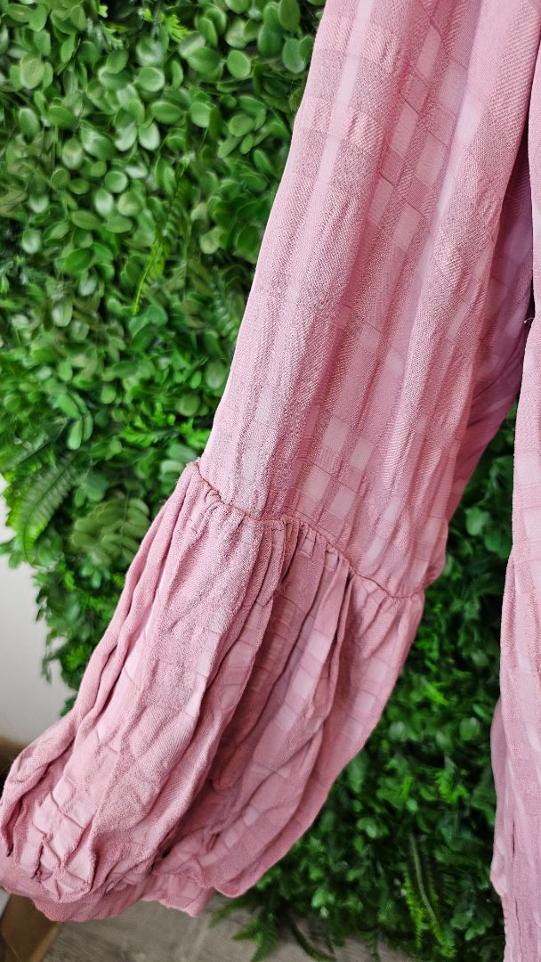 Annah Stretton Rose Pink Textured Top (16-18)