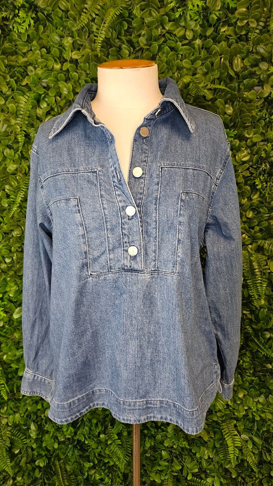 Country Road Blue Denim Top (6-10)