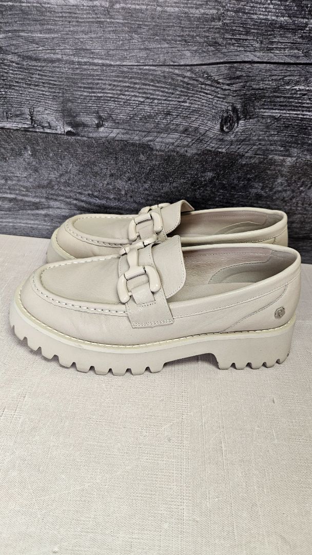 Carmela Taupe Penny Loafer (36)