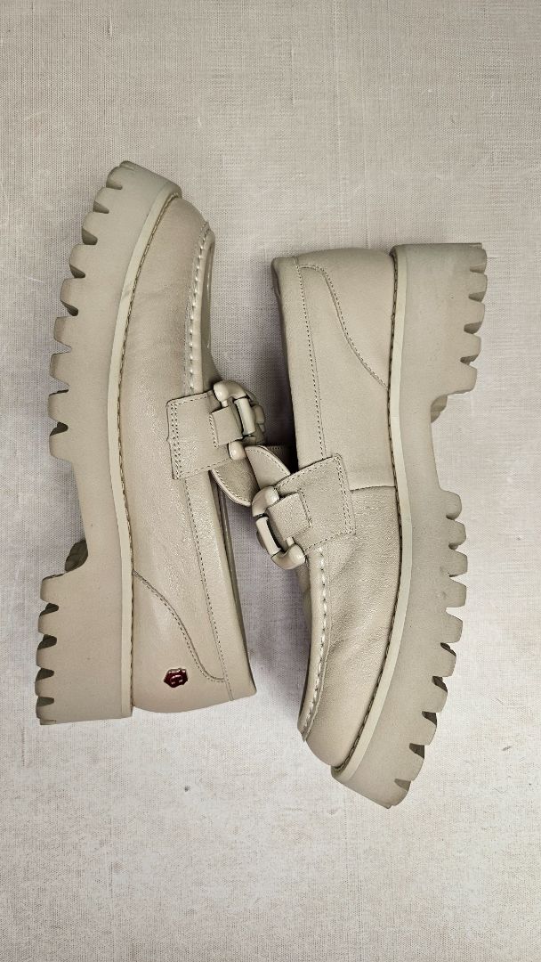 Carmela Taupe Penny Loafer (36)