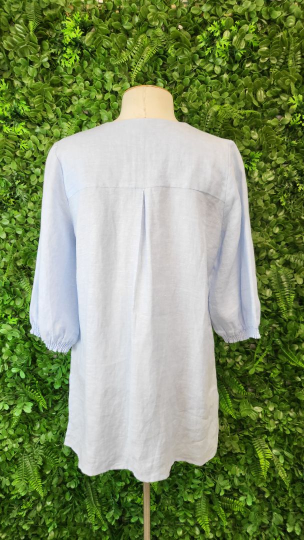 Blue Illusion Blue Tunic Top (10)