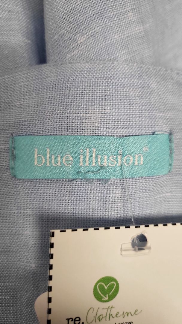 Blue Illusion Blue Tunic Top (10)