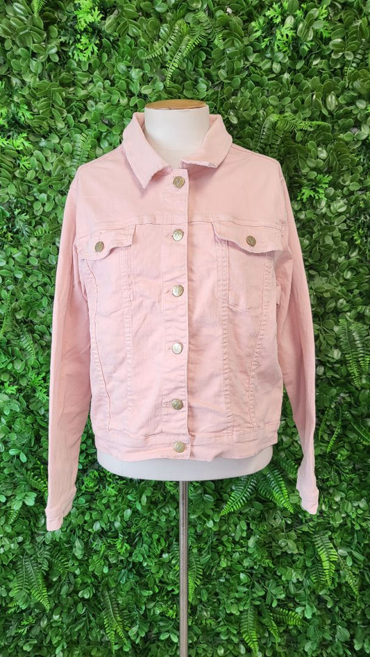 Vassalli Blush Pink Denim Jacket (18)