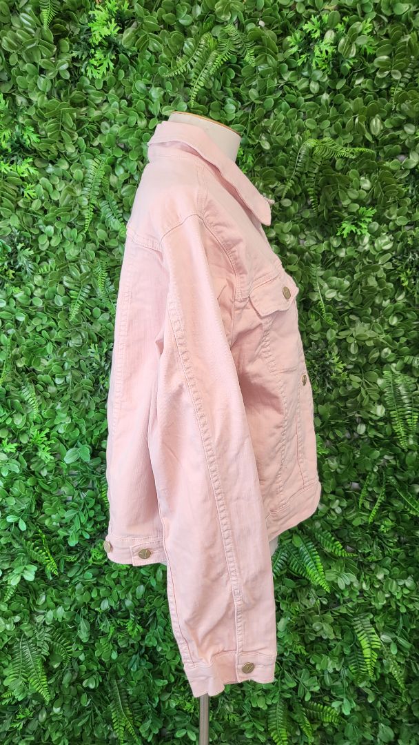 Vassalli Blush Pink Denim Jacket (18)