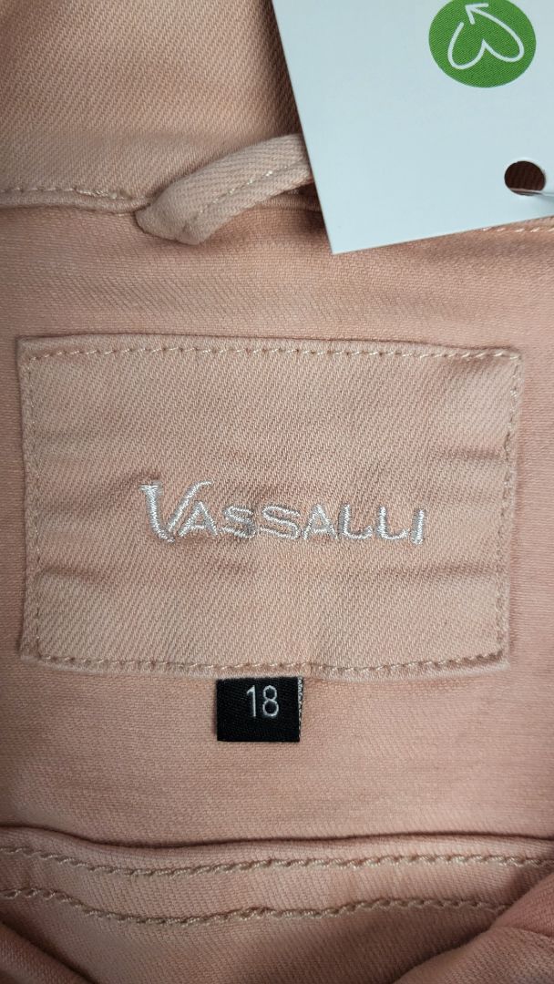Vassalli Blush Pink Denim Jacket (18)