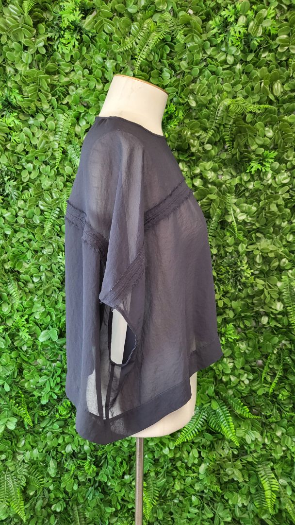 Moochi Faithfully Charcoal Black Crop Top (10)