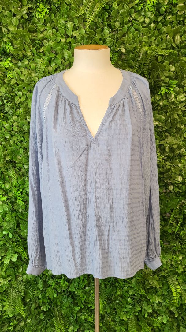 Gloss Blue Textured Top (18)