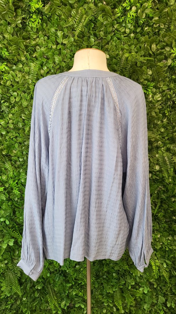 Gloss Blue Textured Top (18)