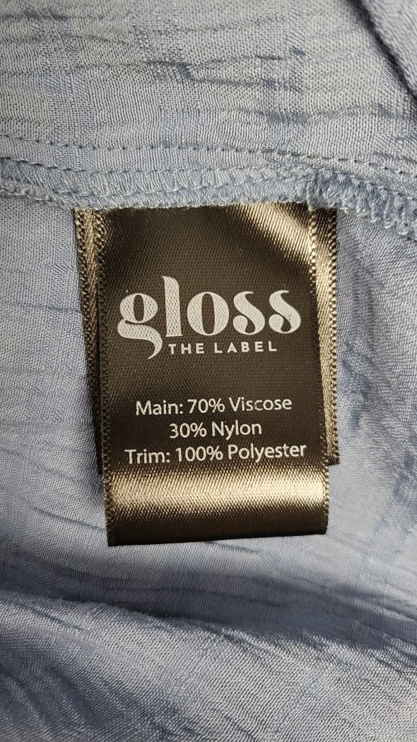 Gloss Blue Textured Top (18)