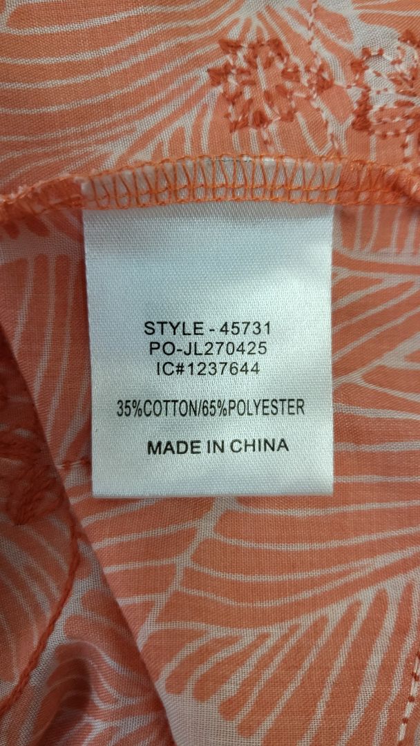 Gordon Smith Orange Embroidered Top (18)