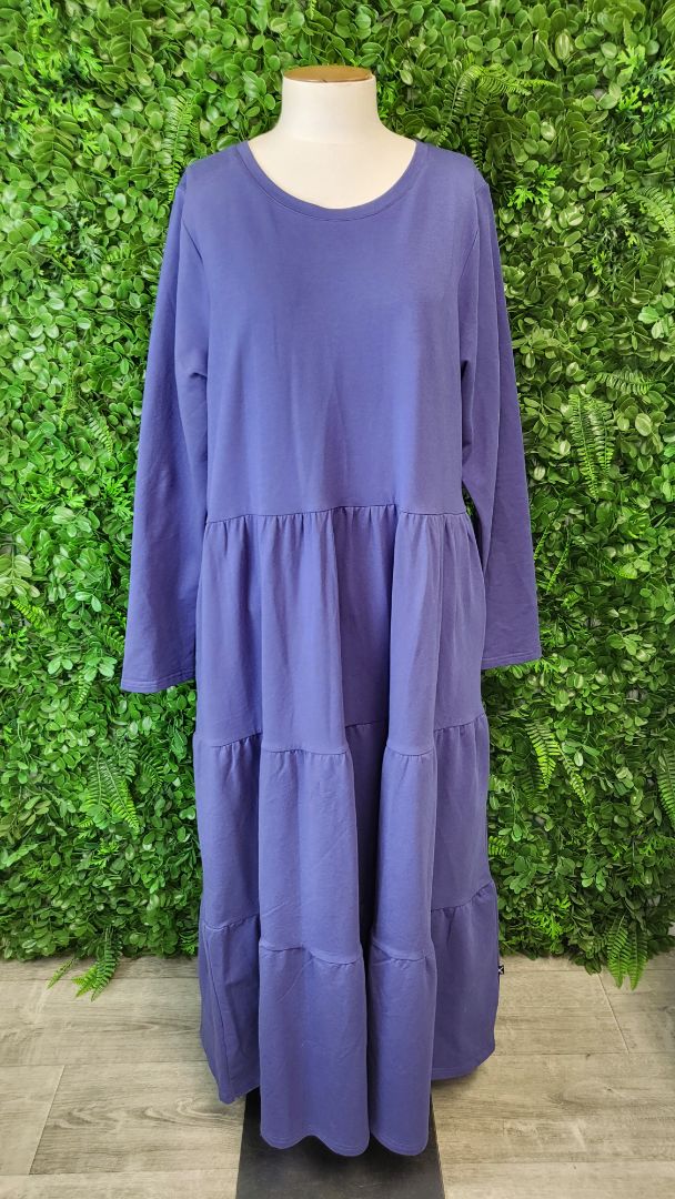 Home-Lee Hyacinth Blue Tiered Dress (18)