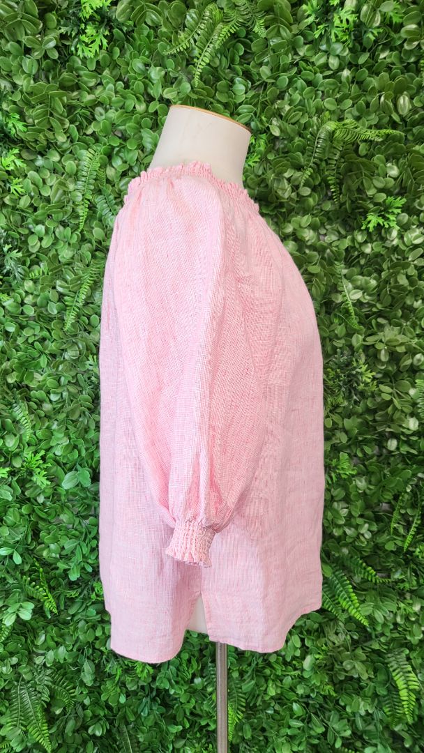 OH3 Pink Linen Top (10)