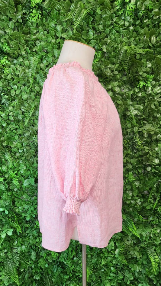 OH3 Pink Linen Top (10)