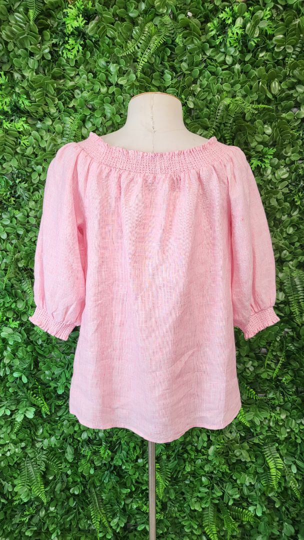 OH3 Pink Linen Top (10)