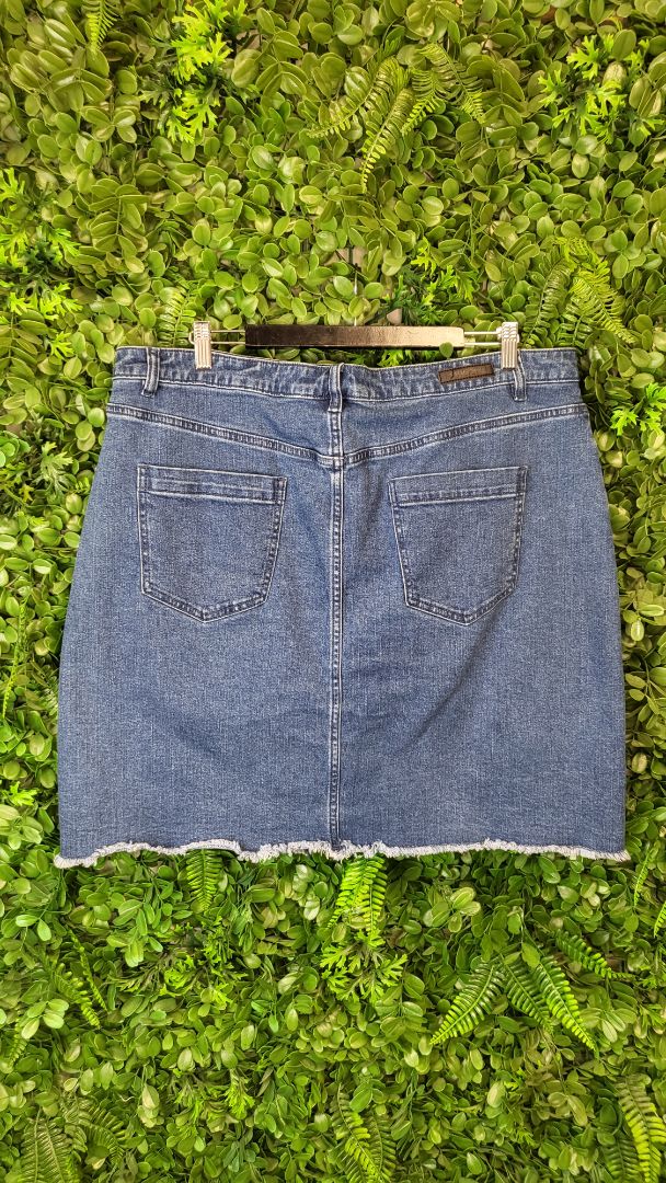 Foxwood Blue Denim Skirt (18)