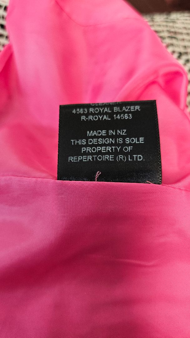 Repertoire Pink Royal Blazer BNWT (8)