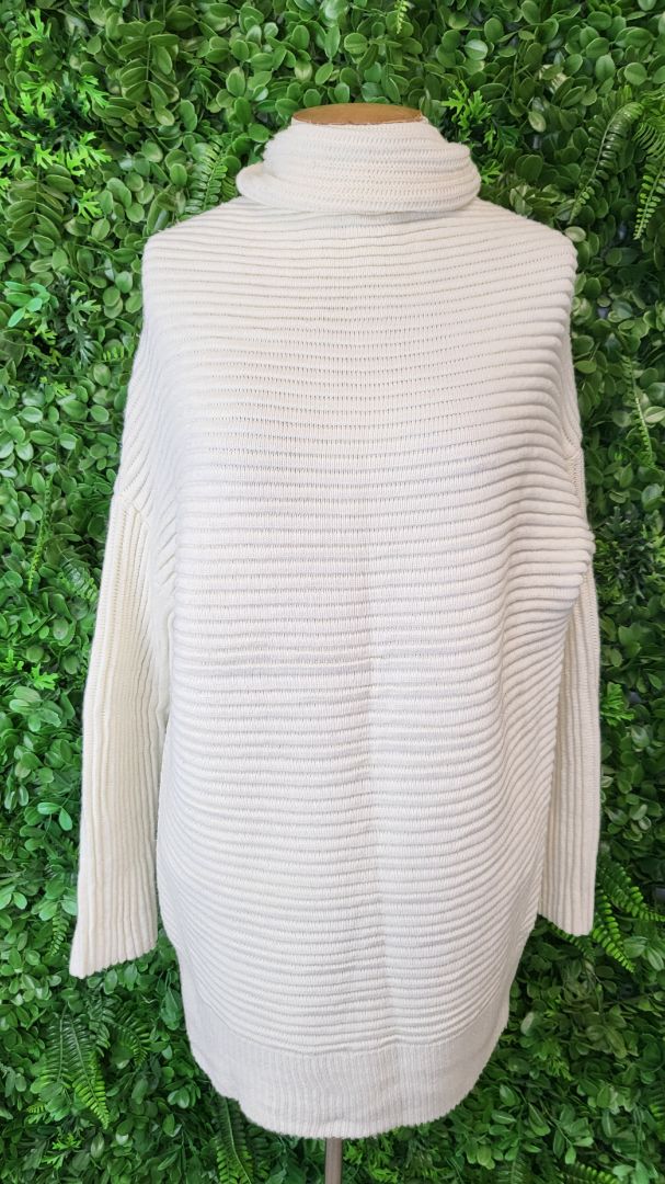 Acne Studies Cream Oversized Knit (10)