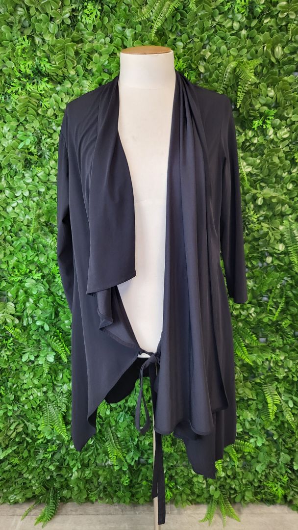 Paula Ryan Black Wrap Top (14)