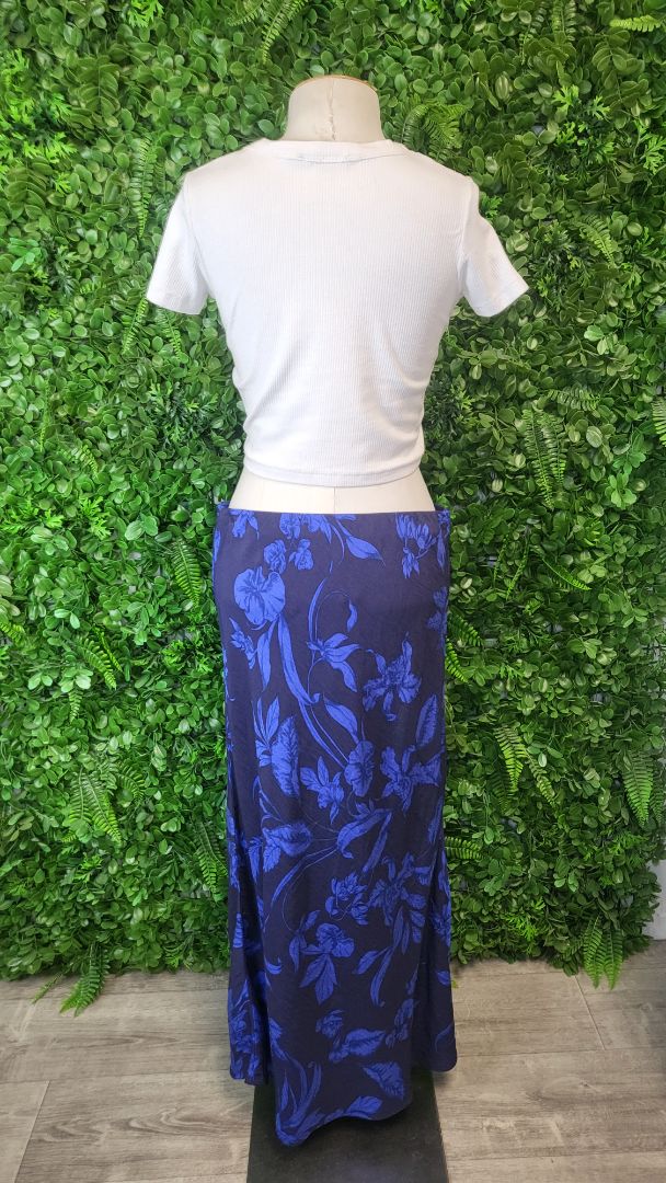 Mink Pink Blue Floral Skirt (14)