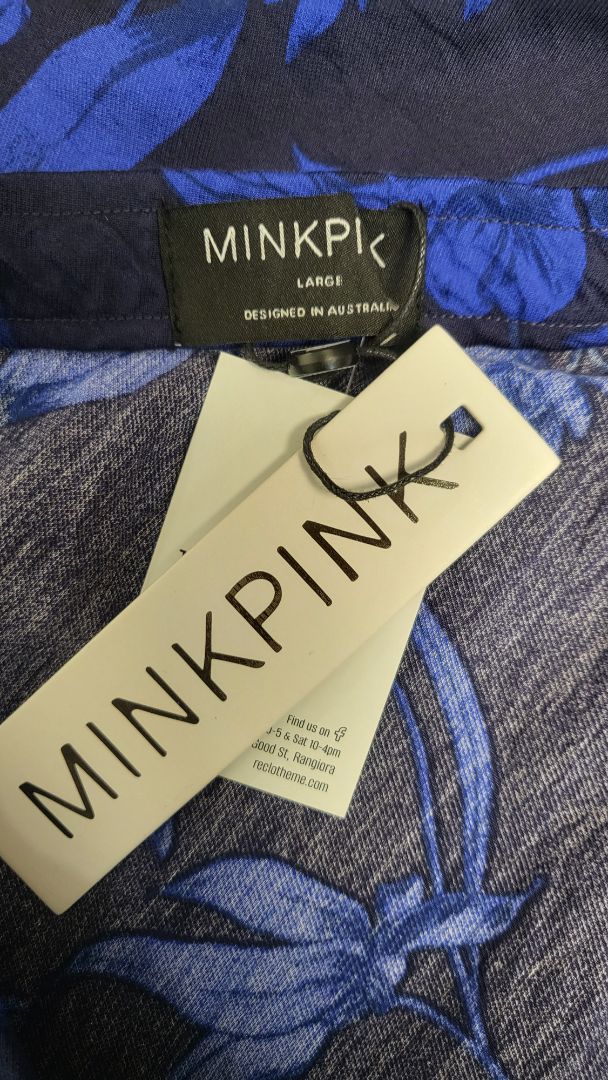 Mink Pink Blue Floral Skirt (14)