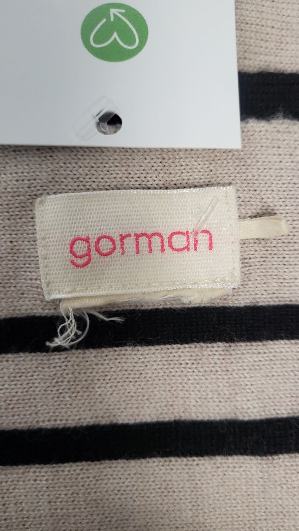 Gorman Black/Taupe Two Toned Scarf