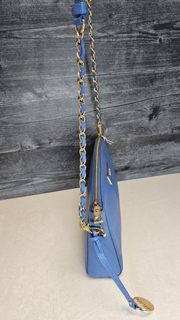 DKNY Blue Leather Bag (28cmx16x5cm
