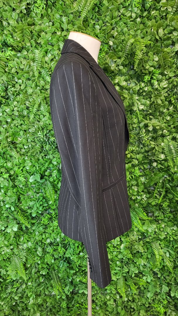 WE Fundamentals Black Pinstripe Blazer (10)