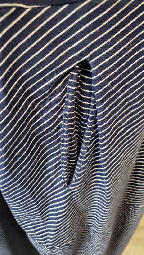 Tirelli Navy Diagonal Dress (16)